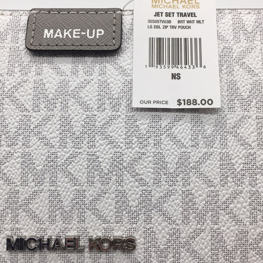 Michael Kors Jet Set Travel LG DBL ZIP TRV POUCH - Picture 12 of 12